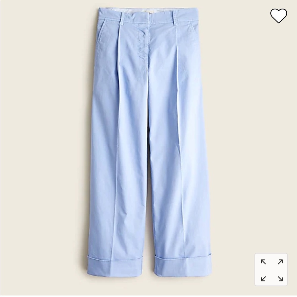 NWT JCREW blue chino pant